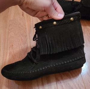 Dark Brown Indian Style Booties